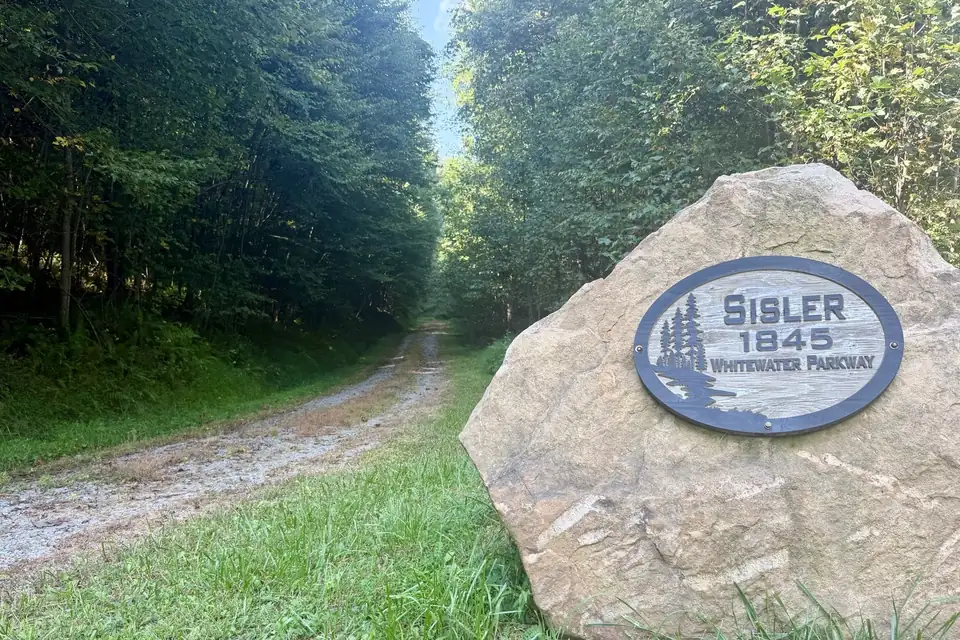 Whitewater Preserve entrance, Bruceton Mills WV